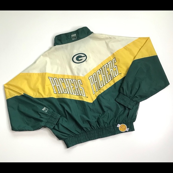 LOGO 7 Other - VINTAGE 90 LOGO 7 GREEN BAY PACKERS WINDBREAKER XL